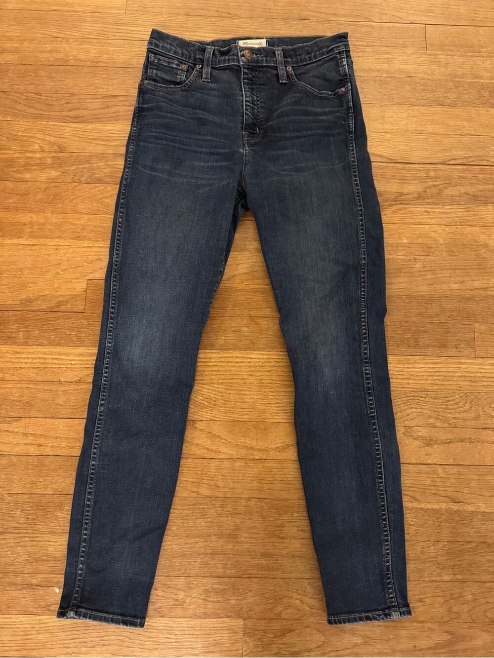 Madewell Women's Blue High Riser Skinny Jeans - Size 29
b94